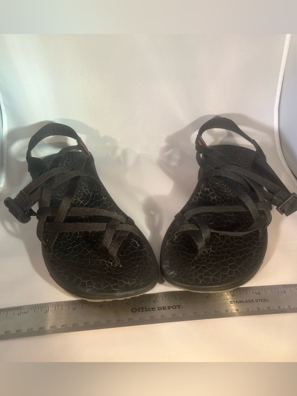 Chaco Men’s Black Outdoor‎ Strappy Sandals